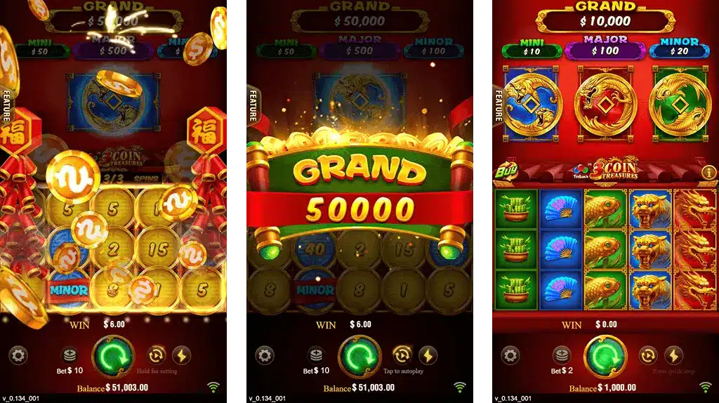 3 Coins Kuber50 Bonus
